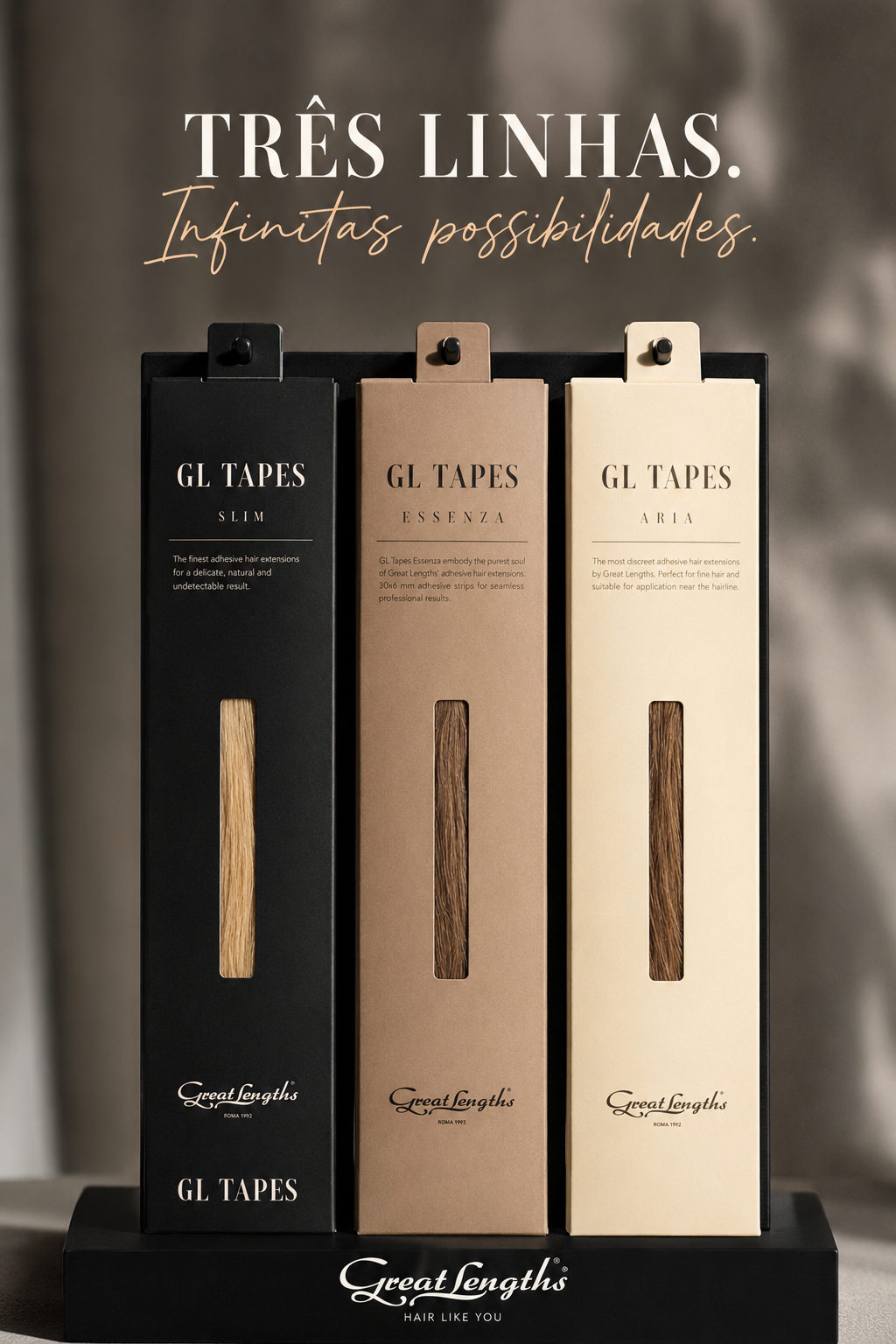 As diferentes Gamas GL Tapes